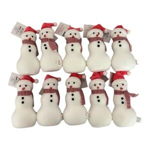 Target 10 Pack of Plush Snowmen